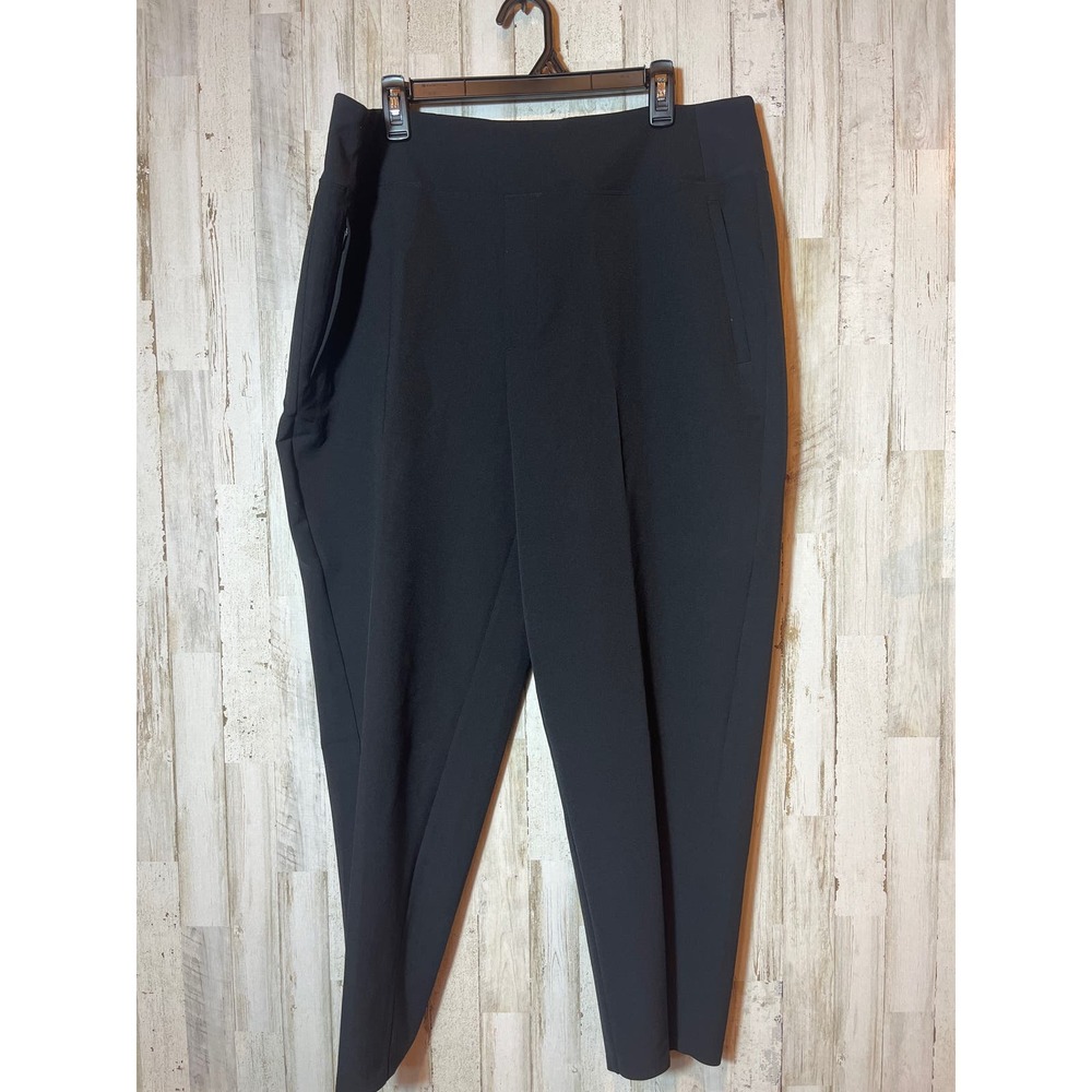 Athleta Womens Pull on Pants Black Size 10 NWOT